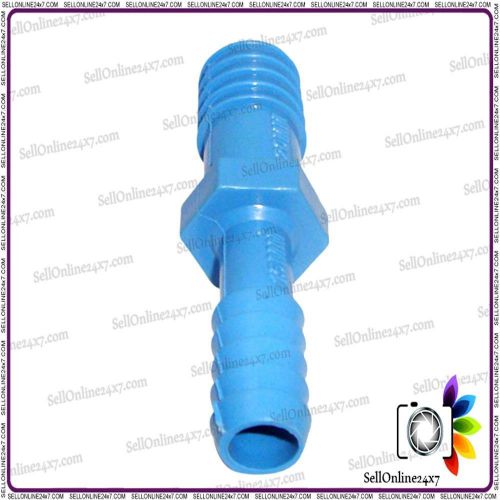 New plastic barbed connector pipe hose joiner tubing air fuel water for 50 pcs for sale