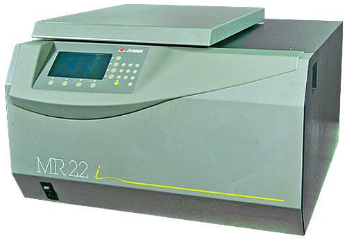 Jouan mr22i refrigerated centrifuge with rotor jouan 20000 rpm for sale
