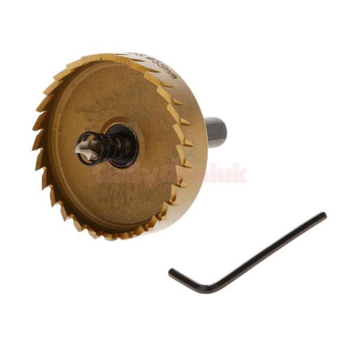 55mm hss high speed steel hole bit cutter saw drill tool f/ alloy metal wood for sale