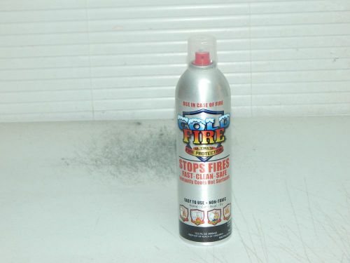 Coldfire fire extinguisher - 13.5oz. new - lot of 4 cans!!! for sale