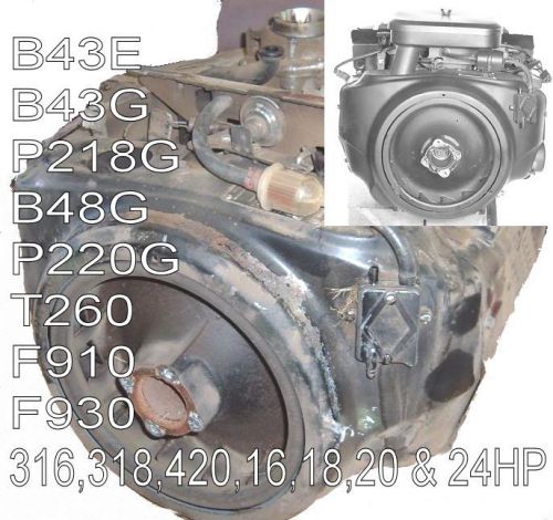 Onan JD Engine Service Repair Manual 316, 318, 420, 16, 18, 20 &amp; 24HP,  CD