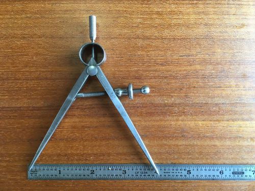Starrett spring type divider - machinist woodworking leather craft etc for sale