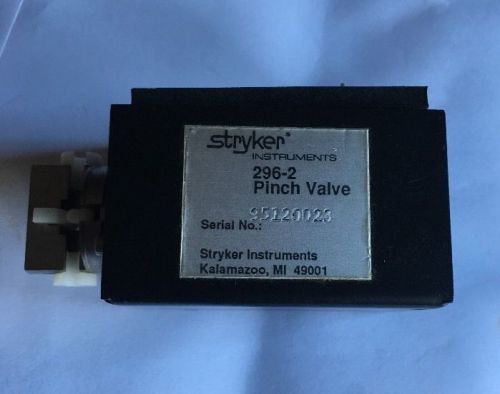 Stryker 296-2 Pinch Valve For 2296-1 Console.