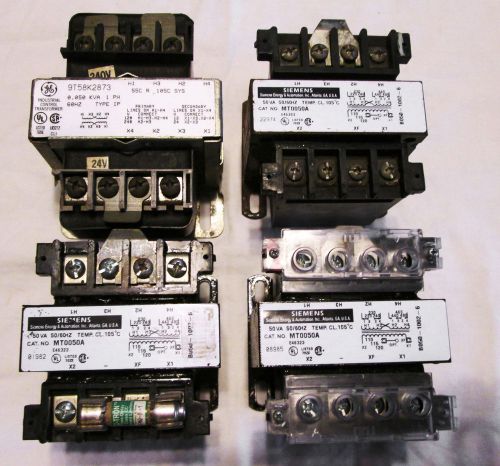 4 used siemens ge vac power transformer industrial control voltage step down up for sale