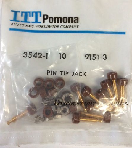NIB Pomona 3542-1 Pin Tip Jack 10/pkg.