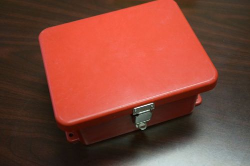 Stahlin j806hpl red fiberglass n4x electrical enclosure.  new, no modifications. for sale