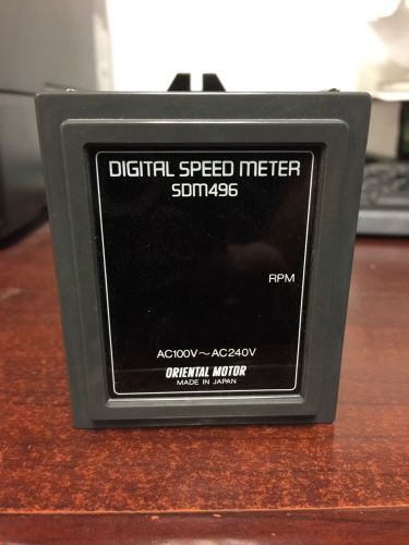 Oriental Motor Digital Speed Meter SDM496 Unit