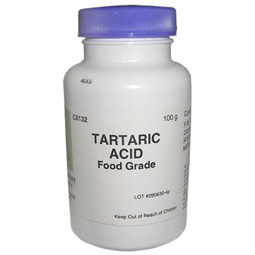 Tartaric acid, food grade, 100g, leavening, antioxidant, photo for sale