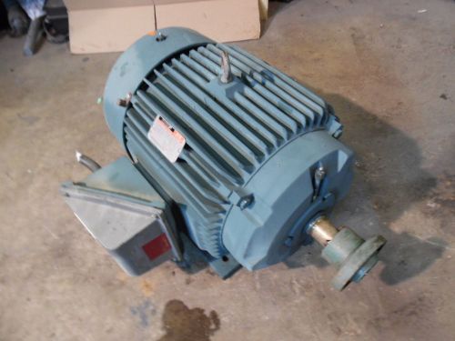 RELIANCE 40 HP XE MOTOR, #727836, FR: 324TS, VOLTS 460, 3 PH, RPM 3560, USED