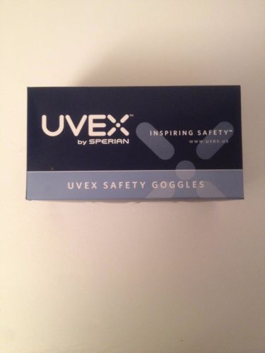 NEW IN BOX S3410X UVEX BLUE BODY FLEX SEAL TINTED / SMOKED GOGGLES