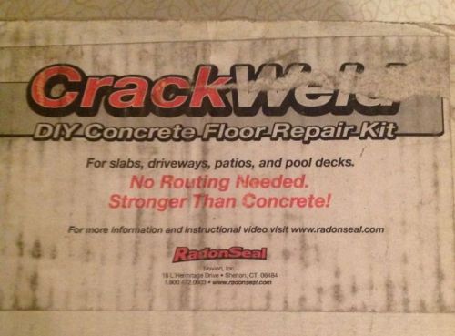 CrackWeld® Concrete Floor Repair Kit (4-Pack) | Hairline Crack Repair Made Easy