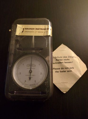 Wagner Instruments / Correx 0-3 gram Dial Indicator in Plastic Box