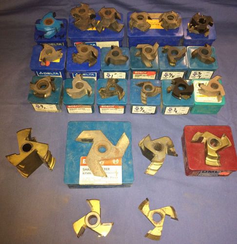 Delta, Bosch, SY And Other Shaper Bits, over 30