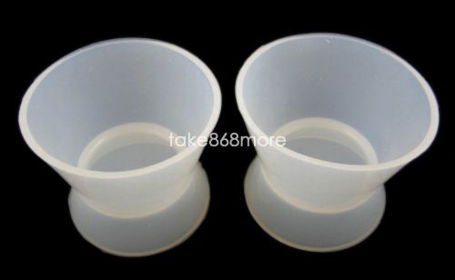 10pcs Flexible Dental Lab Silicone Mixing Bowl Cup Dappen Dish 25ml Middle more