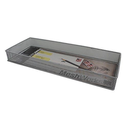 Design Ideas Mesh Drawer Store, Silver, 6 by 15-Inch