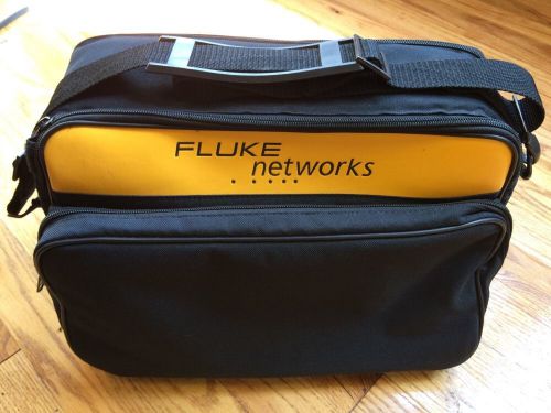 Fluke networks soft carrying case with shoulder strap - excellent used condition for sale