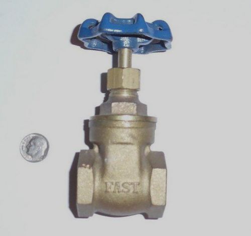Fast brass gate valve 3/4&#034; 125  double female threaded new for sale