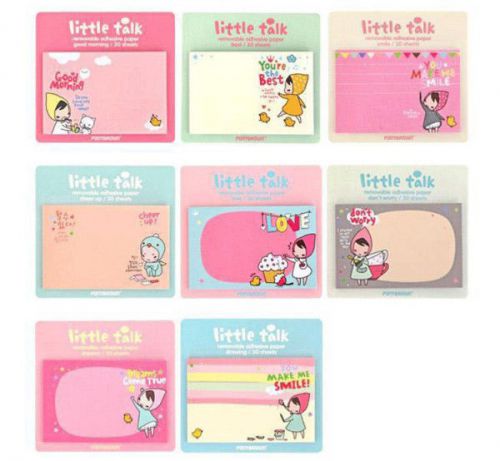 t* Cute Girl Sticker Post  Bookmark Memo Index Notepads Marker Sticky Notes 1PC