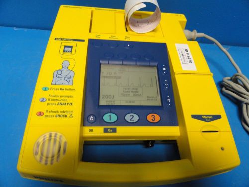 Philips m3500b heartstart xlt aed / monitor w/ ekg cable &amp; battery for sale