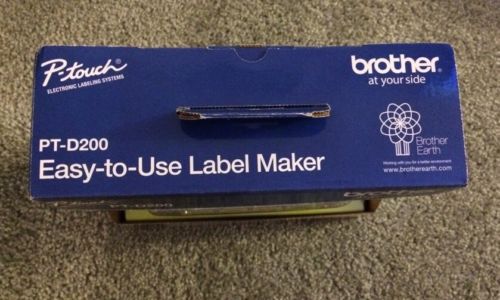 Brother Label Maker PT-D200 Brand New And Never Opened!