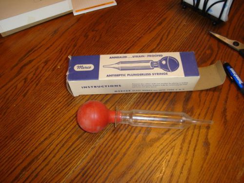 Vintage Cathertip Plungerless Syringe 2 oz