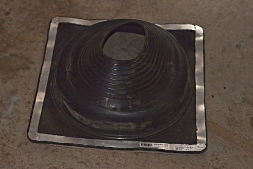 #7 metal roofing pipe boot flashing square black  6&#034; - 12&#034; pipe model: dfe107bez for sale