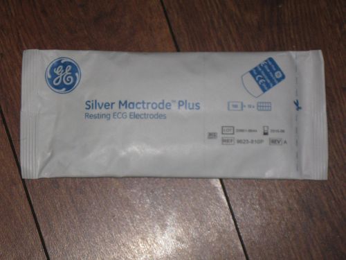 GE Medical Silver Mactrode® Plus Disposable Resting ECG Electrode Pack#9623-810P