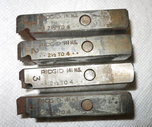 Ridgid 141 H.S. Geared Pipe Die Cutter. For 2 1/2&#034; to 4&#034;. Dies #1, #2, #3 and #5