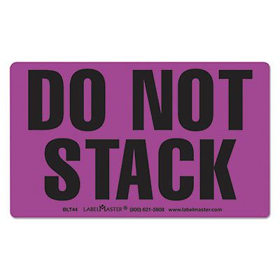 Shipping and handling self-adhesive label, 5 x 3, do not stack, 500/roll, 1 roll for sale