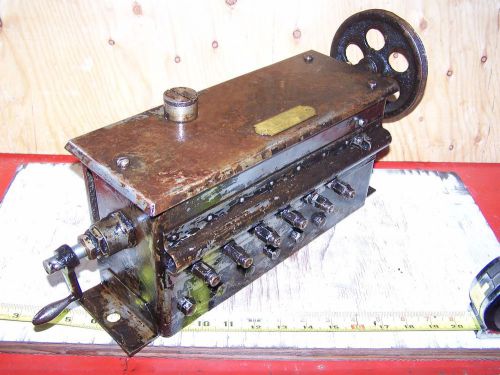 Old madison kipp 6-feed steam prairie tractor hit miss gas engine oiler nice!! for sale