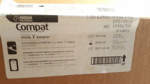 Nestle Compat Enteral Delivery System. 1000 ML. Ref 19954700. Lot Of 30 NEW!!