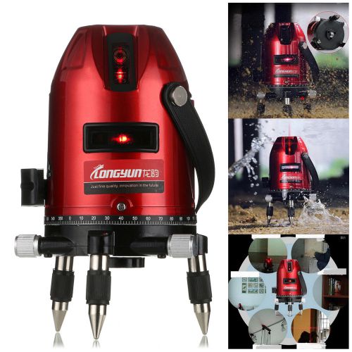 Red automatic self leveling 5 line 6 point 4v1h laser level measure rotary tool for sale