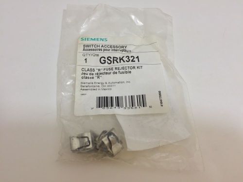 Factory sealed! siemens class r fuse rejector kit gsrk321 for sale