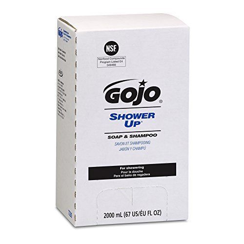 GOJO 7230-04 2000 mL Shower Up Soap and Shampoo, PRO TDX 2000 Refill, Case of 4