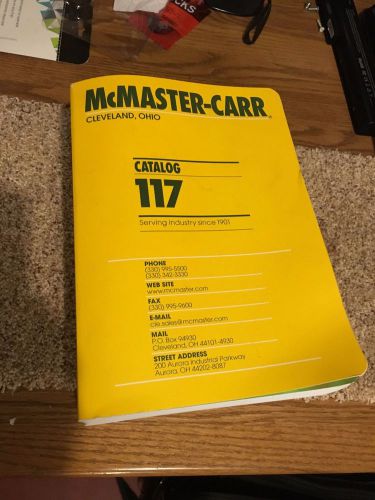 McMaster Carr Industrial Supply Catalog #117