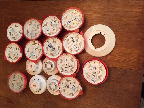 LOT OF 14 THORN SMOKE  &amp; 2 HEAT DECTORS - USED