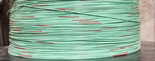 50 ft 5m2873-22 green wire  #22 teflon 600v silver plated aerospace for sale