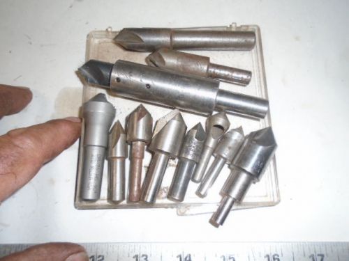 MACHINIST TOOLS MILL LATHE Machinist Lot of Counter Sink Cutters End Mil s