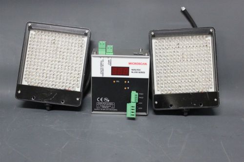 2 microscan nerlite ir infrared illuminator &amp; power supply nl-200 ner-011652226 for sale