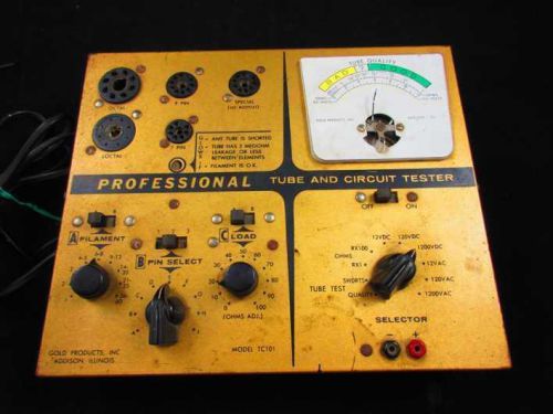 Gold Products TC101 Tube Transistor Tester Power Supply RARE Home “N” ShoP