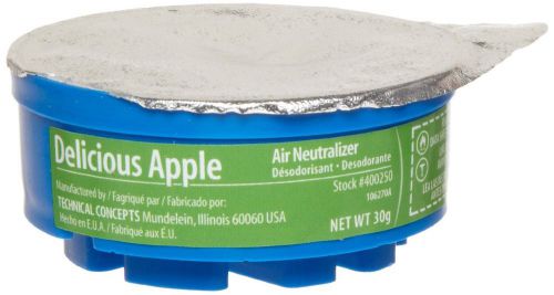 Lot of 12 Rubbermaid FG400250A1 Refills for TC Gel Air Freshener Delicious Apple