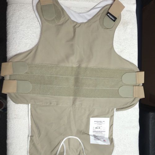 Carrier for kevlar armor + custom tan 2xl + bullet proof vest- body guard +new for sale