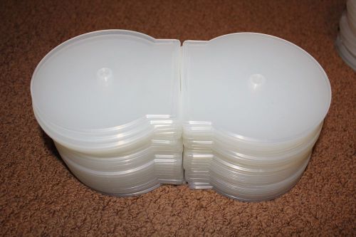 46 CLEAR CLAM SHELL CD/DVD CASE