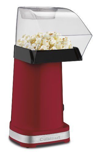 Cuisinart Popcorn Poppers CPM-100 EasyPop Hot Air Popcorn Maker Red New Free