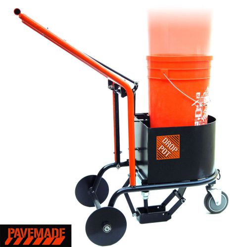 DROP-POT 5gal asphalt crack fill cart - Cold/Hot Pour Sealcoating crack filler