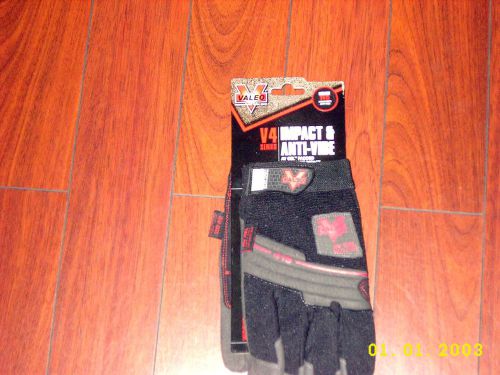 Valeo Mechanics Utility Gloves MEDIUM gray/black V4 SERIES IMPACT ANTI-VIBE#415