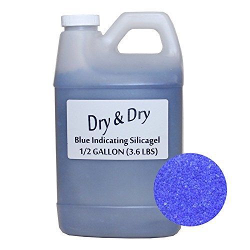 DRY&amp;DRY Half(1/2) gallon Replacement Desiccant Indicating Silica Gel Beads