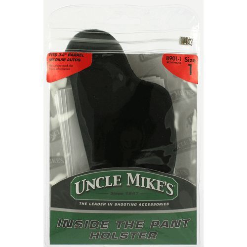 Uncle Mike&#039;s 8901-1 Black RH Open Style Inside-The-Pant Gun Holster - Size 1