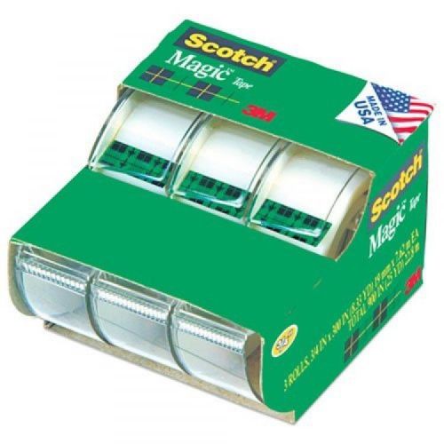 Scotch Magic Tape 3105, 3/4 x 300 Inches, Pack of 3
