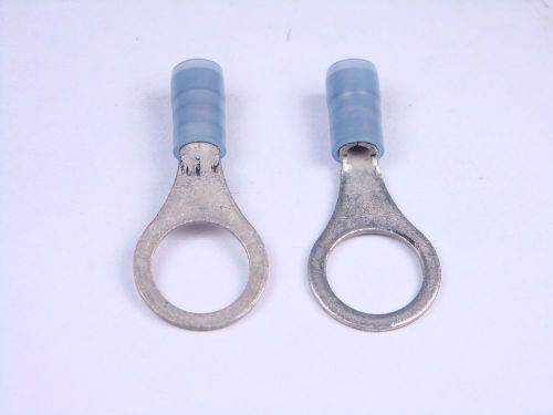 Lot of 10 ms25036-110 etc insulating crimp ring terminal 16-14 14-16 awg 3/8&#034; for sale